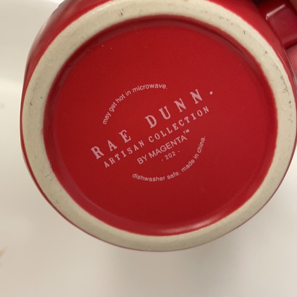 Rae Dunn Fourth of July red coffee cup rare - Picture 4 of 4